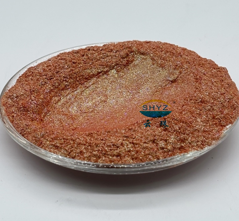 YunMica GR86763 闪绿珊瑚红